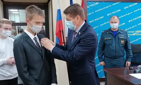 Оренбургский школьник Илья Сокольский награжден медалью